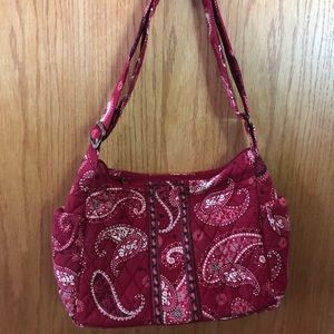 Vera Bradley On-the-Go bag in Mesa Red